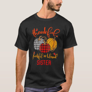 Dankbare Segensschwester Herbst Kürbis T-Shirt