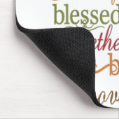 Dankbare Segnungen Erntedank Familie Mousepad (Ecke)