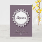 Dankbare Stiefmutter Blumenkarte Karte (Gelbe Blume)