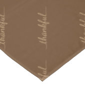 Dankbare Stofftischdecke des Erntedanks Tischdecke (Schrägansicht)