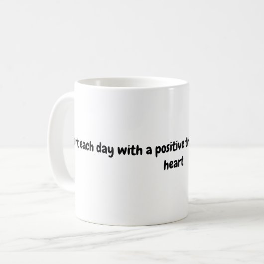 Dankbare Tasse (Vorderseite Links)