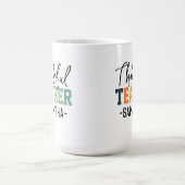 Dankbare Tasse für Lehrer, maßgeschneidertes Gesch (Zentrum)