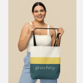 Dankbare Tragetasche | Premium Sommer-Streifen-Des Tasche