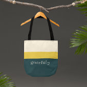 Dankbare Tragetasche | Premium Sommer-Streifen-Des Tasche