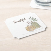 Dankbare Untersetzer - Ticket Style (angewinkelt)