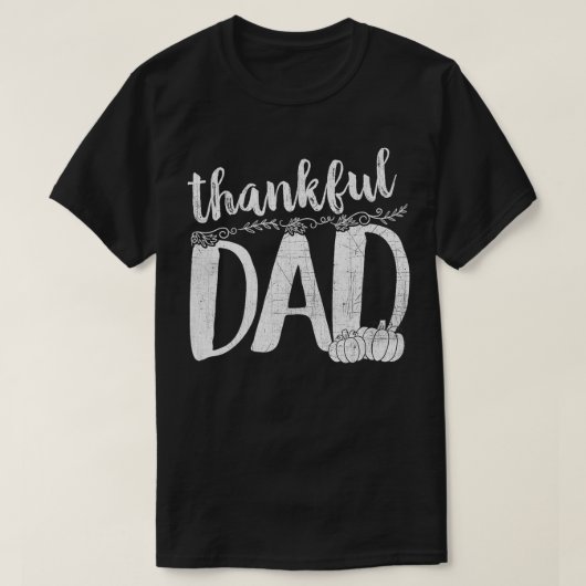 Dankbare Vater Erntedank Family T-Shirt (Design vorne)