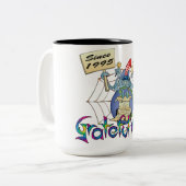 Dankbare Web-Kaffee-Tasse 2 Zweifarbige Tasse (Vorderseite Links)