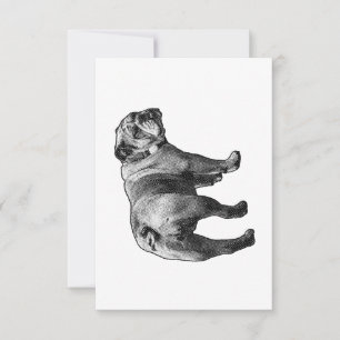 Dankbarer Bulldogge, Beständiges Herz Dankeskarte