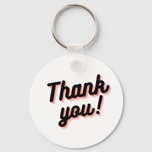 Dankbarer Charme Schlüsselanhänger (Vorderseite)