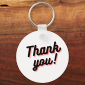 Dankbarer Charme Schlüsselanhänger (Rückseite)