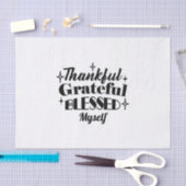 Dankbarer, dankbarer, gesegneter, funkelnder Ernte Seidenpapier (Handwerk)