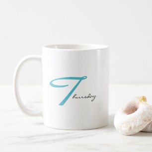 Dankbarer Donnerstag Dankbarkeits-Affirmation Ästh Kaffeetasse