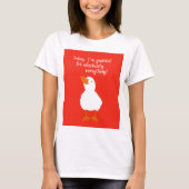 dankbarer Ente-T - Shirt (Vorderseite)