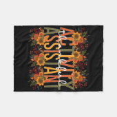Dankbarer Erntedank Fleecedecke (Vorderseite (Horizontal))