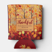 Dankbarer Erntedank Freundliches Abendessen Dosenkühler (Rückseite)