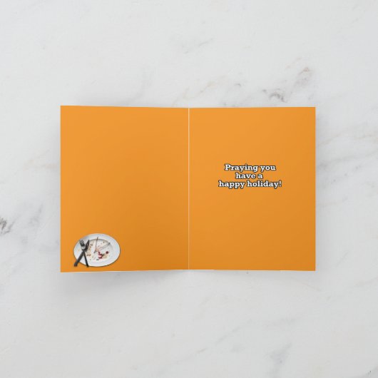 Dankbarer Erntedank Karte (Innenseite)