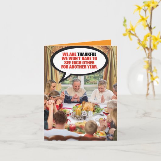 Dankbarer Erntedank Karte (Gelbe Blume)