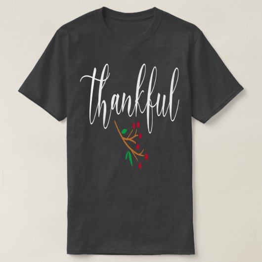 Dankbarer Erntedank T-Shirt (Design vorne)