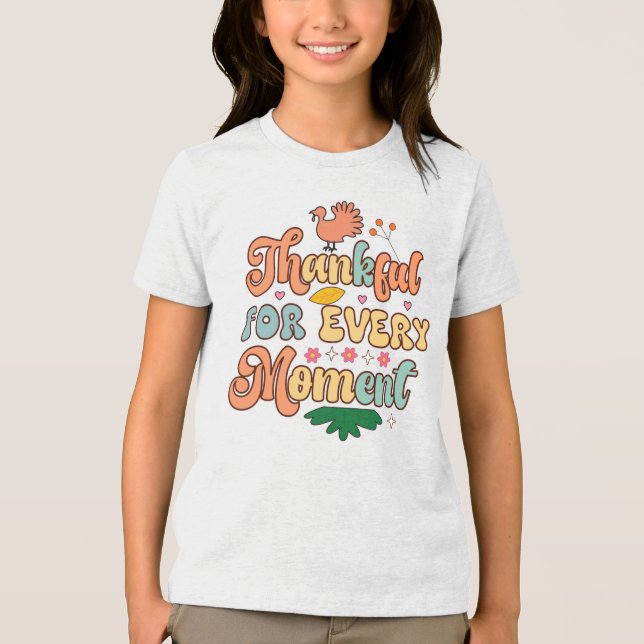 Dankbarer Erntedank T - Shirt (Vorderseite)