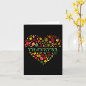 Dankbarer Erntedank Top für Mama Kinder Lehrerinne Karte (Gelbe Blume)