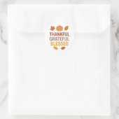 Dankbarer Gesegneter Aufkleber (Tasche)
