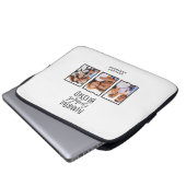 Dankbarer, gesegneter Foto Erntedank Laptopschutzhülle (Vorne Knopf)