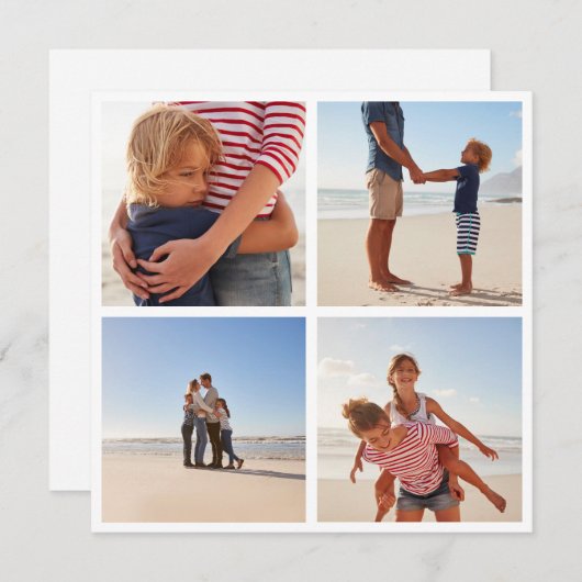 Dankbarer, gesegneter Foto Erntedank Save The Date (Vorne/Hinten)