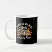 Dankbarer Grateful Leicht Wilder Waschbär Gemütlic Kaffeetasse (Links)