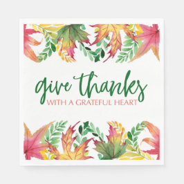 Dankbarer Herbst lässt Erntedank an der Grenze ste Serviette