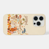 Dankbarer Herbsthase iPhone Hülle (Rückseite (Horizontal))
