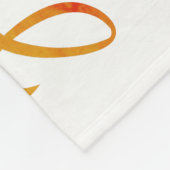 dankbarer herzlicher Erntedank Fleecedecke (Ecke)