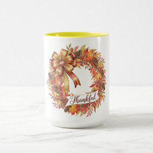 Dankbarer Kranz Tasse