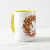 Dankbarer Kranz Tasse (Vorderseite Links)