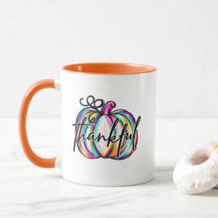 Dankbarer Kürbis Thanksgiving Dankbar G Tasse