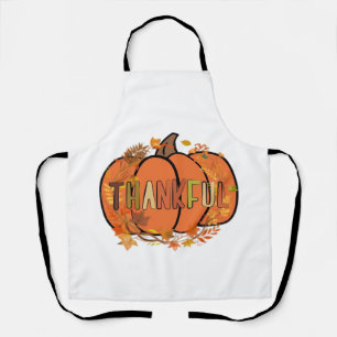Dankbarer Kürbis Thanksgiving T-Shirt - Geschenke Schürze