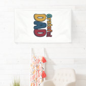 Dankbarer Papa Retro-Blasenbuchstabe-Shirt-Design_ Banner (Insitu)
