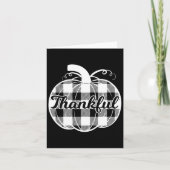 Dankbarer Pumpkin Niedlicher Erntedank Herbst Herb Karte (Vorderseite)