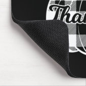 Dankbarer Pumpkin Niedlicher Erntedank Herbst Herb Mousepad (Ecke)