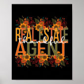 Dankbarer Real Anwesen Agent Erntedank Poster (Vorne)
