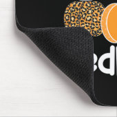 Dankbarer Redhead-Erntedank Rothaarige Frau 1 Mousepad (Ecke)