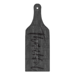 Dankbarer schicker schwarzer Pinselstrich Erntedan Schneidebrett