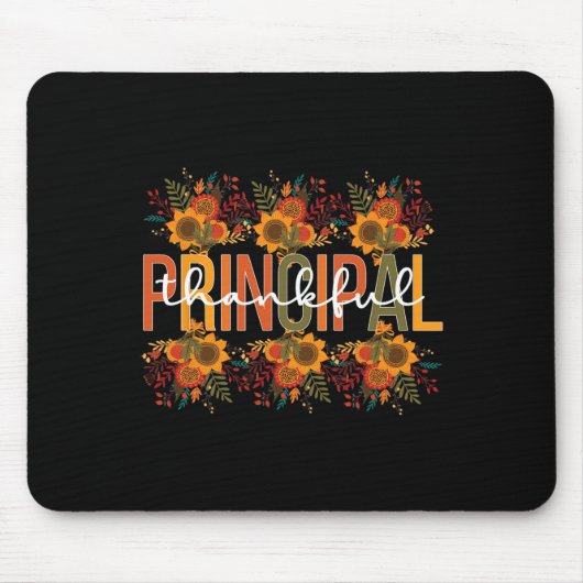 Dankbarer Schulleiter für den Erntedank 1 Mousepad (Vorne)