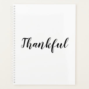 Dankbarer Schwarz-weißer, benutzerdefinierter Skr Planer