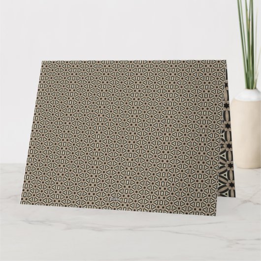 Dankbarer Tiger mit Lächeln und hellen Augen Dankeskarte (Rückseite)