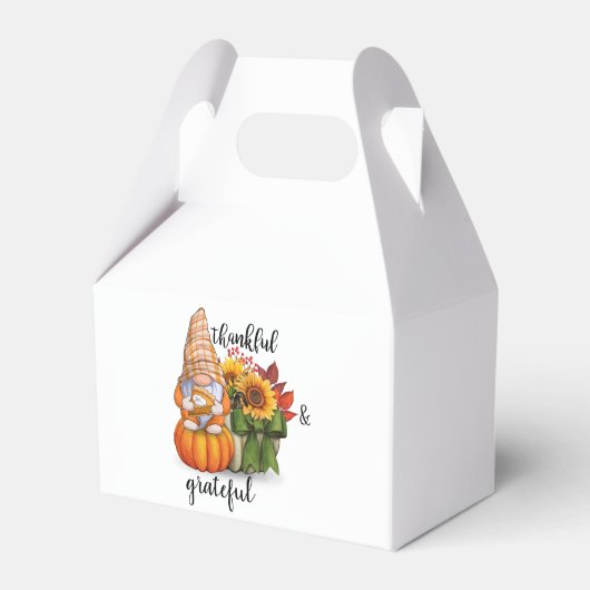 Dankbarer und dankbarer Gefallen Geschenkschachtel (Vorderseite)