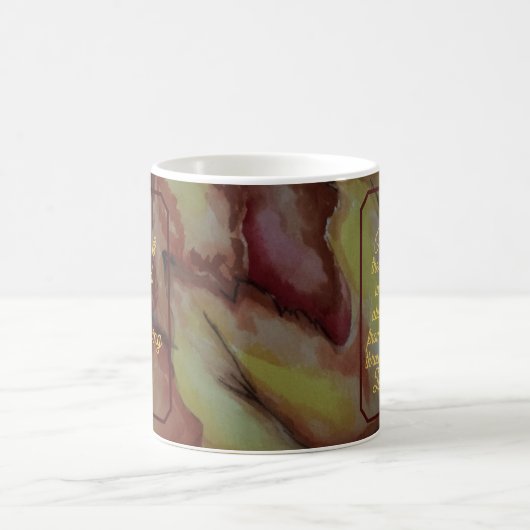 Dankbarer und gesegneter Erntedank Kaffeetasse (Mittel)