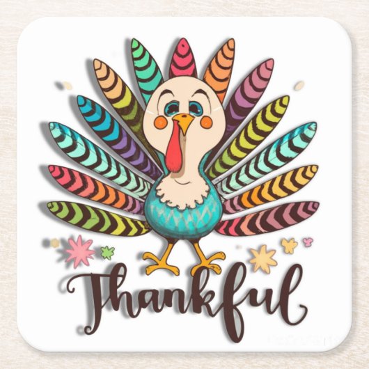 Dankbarer Untersetzer in der Türkei (Vorderseite)