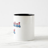 Dankbarer Vater Zweifarbige Tasse (Mittel)
