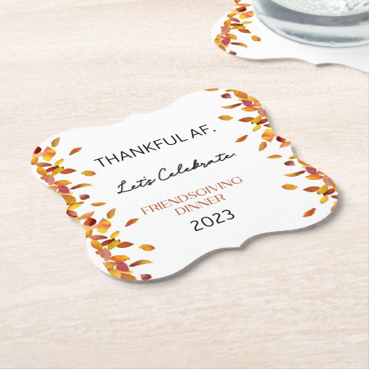 Dankbares AF-Set von 6 Untersetzer (angewinkelt)