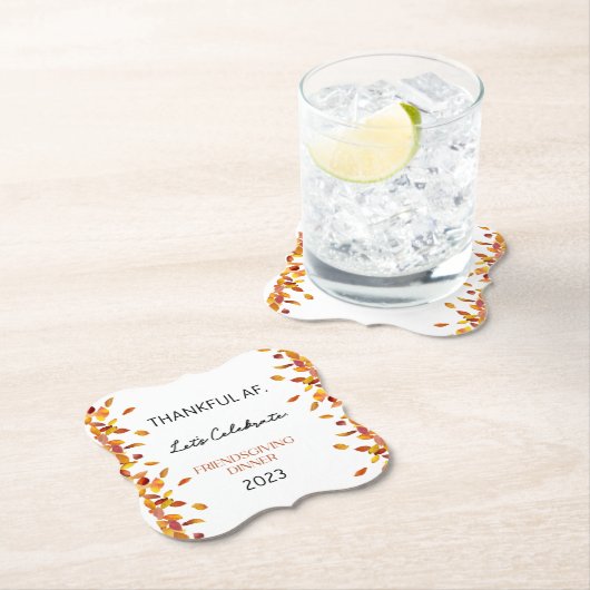 Dankbares AF-Set von 6 Untersetzer (Vor Ort)